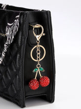 Load image into Gallery viewer, Rhinestone Cherry Drop Keychain Bag Charm