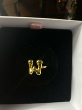 Load image into Gallery viewer, Initial Monogram Bubble Ring
