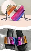 Load image into Gallery viewer, Colorful Heart Shaped Bag + Slippers
