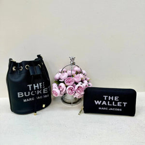 Mj Bucket and Wallet Set