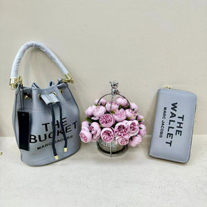 Mj Bucket and Wallet Set