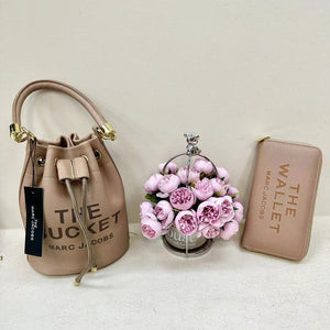 Mj Bucket and Wallet Set