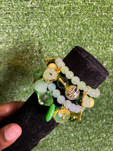 Green and Gold 4 Piece Set