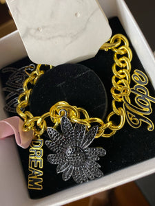 Hope Gold Chain Charm Bracelets