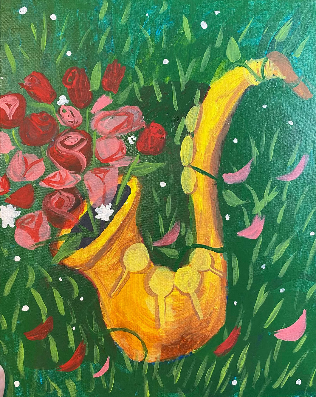 Saxophone & Rose