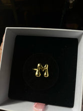 Load image into Gallery viewer, Initial Monogram Bubble Ring
