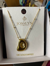 Load image into Gallery viewer, D Stainless Steel Balloon Bubble Initial Necklace
