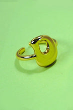 Load image into Gallery viewer, Initial Monogram Bubble Ring
