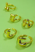 Load image into Gallery viewer, Initial Monogram Bubble Ring
