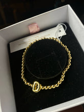 Load image into Gallery viewer, Initial Monogram Bubble Stretch Bead Bracelet
