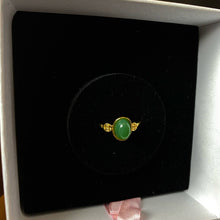 Load image into Gallery viewer, Gold Green Ring
