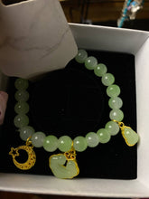 Load image into Gallery viewer, Green Moon Charm Bracelets
