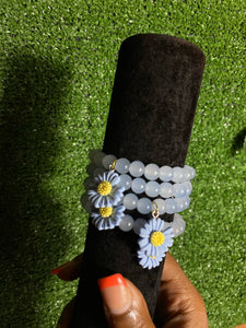 Flower Charm Bracelets