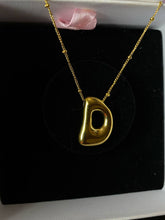 Load image into Gallery viewer, D Stainless Steel Balloon Bubble Initial Necklace
