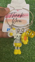 Load and play video in Gallery viewer, Yellow and Sliver Bangle
