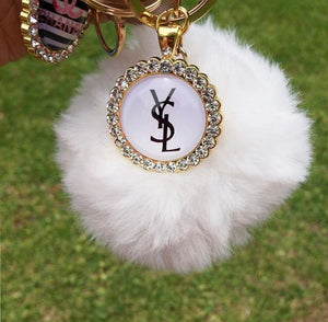 Designer Key Chain and Lip gloss