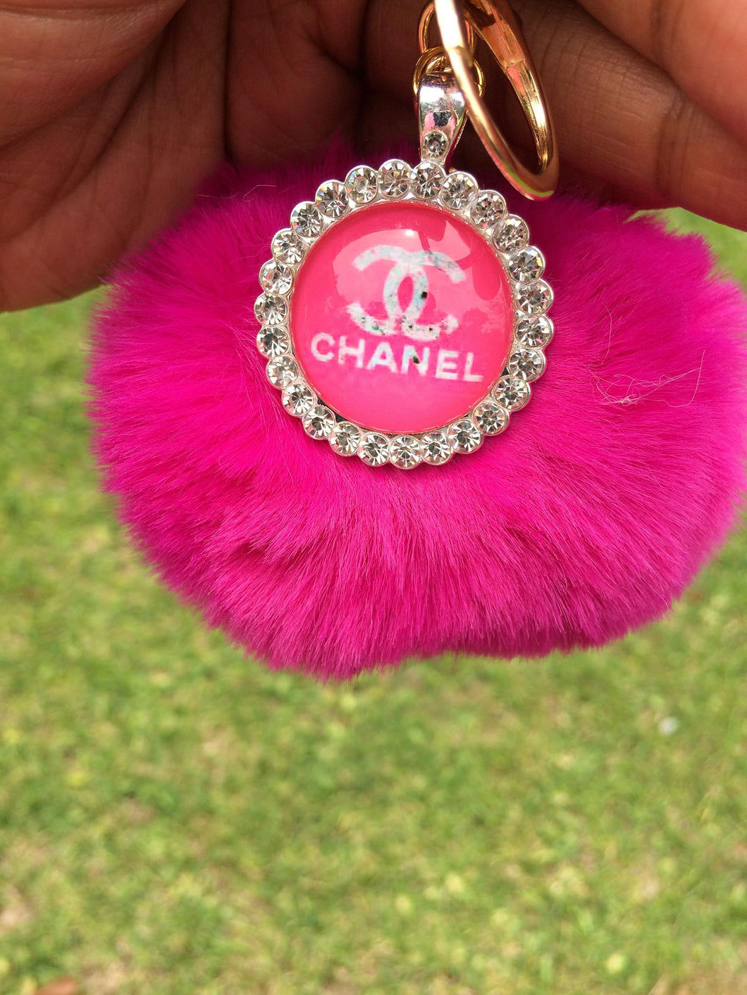 Designer Key Chain and Lip gloss