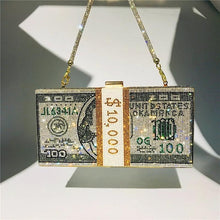 Load image into Gallery viewer, Divas Green Money Clutch
