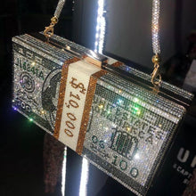Load image into Gallery viewer, Divas Green Money Clutch
