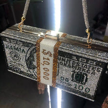 Load image into Gallery viewer, Divas Green Money Clutch
