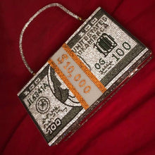 Load image into Gallery viewer, Divas Green Money Clutch
