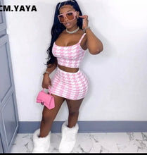 Load image into Gallery viewer, Hot Divas 2 piece skirt and top set
